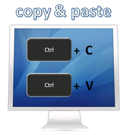 Adressen und Daten per Copy & Paste übertragen