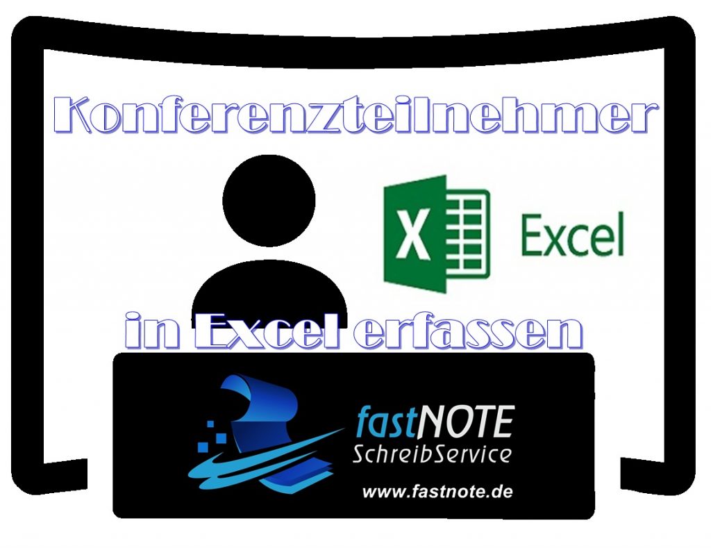 Konferenzteilnehmer in Excel erfassen