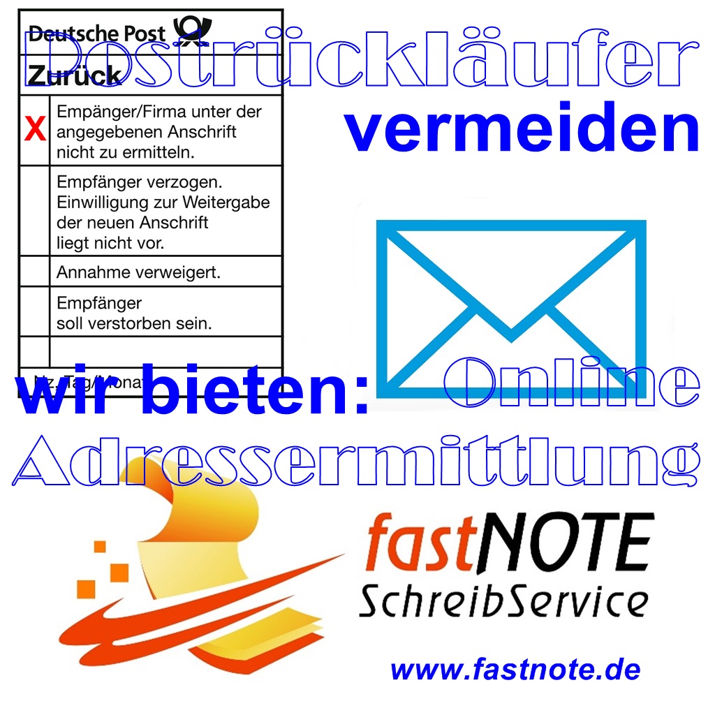 Adressen checken Adressermittlung und Adressrecherche