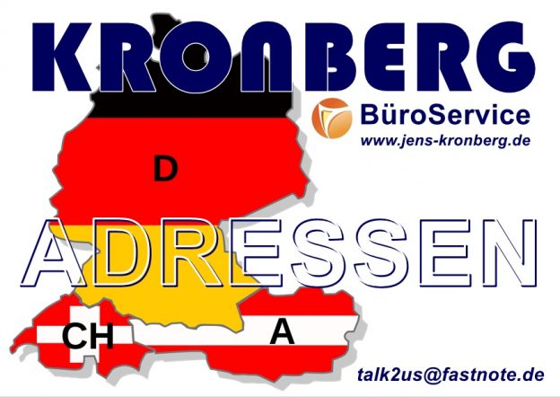 KRONBERG BüroService manuelle Schreibarbeiten für den deutschsprachigen Raum D-A-CH