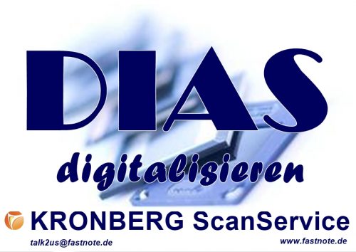 RONBERG ScanService Digitalisierungsservice für Negativfilmstreifen Dias KB-Negative Negativfilme APS-Filme